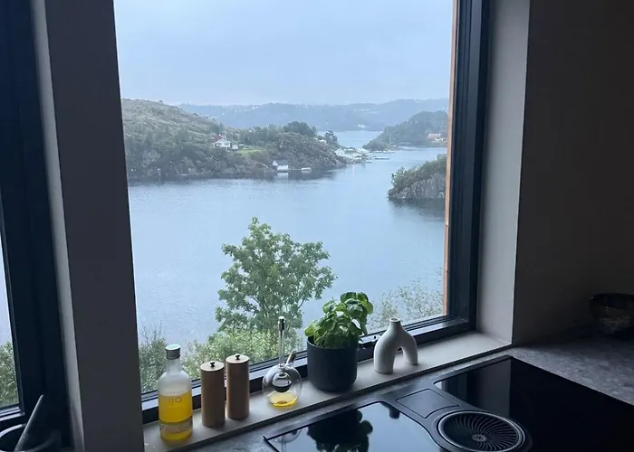 Modern Detached House With A View Arefjord